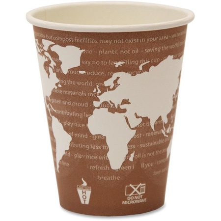 Coolcollectibles ECO Plum World Art Renewable Resource Compostable Hot Drink Cups CO1912854
